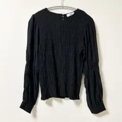 amel エイメル シャーリング プリーツ ギャザー ブラウス