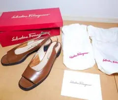 SalvatoreFerragamoサルヴァトーレフェラガモ サンダル箱、袋付きのサムネイル