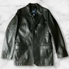 90s GAP レザージャケット 本革 OLD GAP 常田大希 井口理 L 90s OLD GAPレザージャケットを買ってみた | 軟式古着部