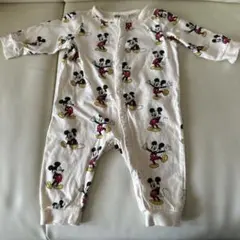 H&M ミッキーマウス柄ロンパース　　60-70
