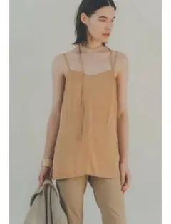 clane♡SLANT ARRANGE RIBBON CAMISOLEのサムネイル