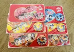 A3!　缶バッジ付きダイカットポストカード　６セット