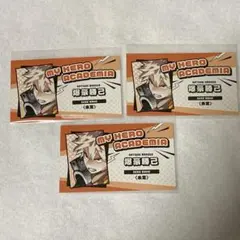 僕のヒーローアカデミア 爆豪勝己 名刺カード 3枚セット