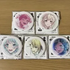 信澤収展 バンドリ 缶バッジ Pastel Palettes 5点セット