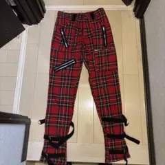 90's TIGER OF LONDON ボンテージパンツ punk チェック - メルカリ