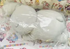 ディック•ブルーナ　すやすやフレンド　うさぎ　ぬいぐるみ　ミッフィー　グレーのサムネイル