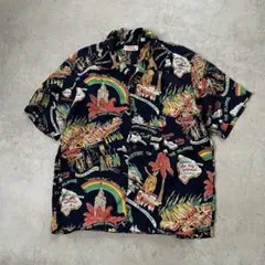 SCHOTT RANDOM SKULL HAWAIIAN アロハシャツ XL - メルカリ