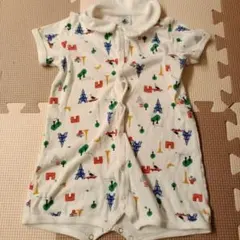 PETIT BATEAU フランス絵柄 ロンパース12m 74cm