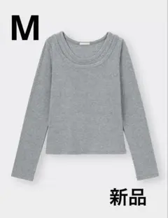 GU 2ピース タンクトップ レイヤードT (長袖) Mサイズ