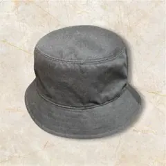 【美品】 お値下げ可 ユニクロ バケハ 帽子 ブラック 黒 無地 フリーサイズ