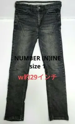 NUMBER (N)INE 本人期 デニムパンツ 音符 2×34 2026年最新】number (n)