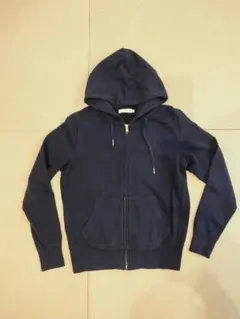 EARTH MUSIC ecology ネイビー フルジップ パーカー Sサイズ