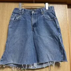 Levi's リーバイス リメイク デニムスカート 切りっぱなし W29