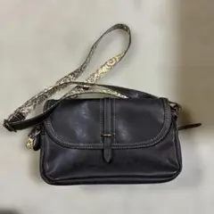 SAC スパンコール付き ブラックショルダーバッグのサムネイル