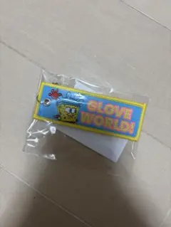 【新品】スポンジボブGLOVE WORLD! キーホルダー PLAZAノベルティ