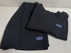 GAP ギャップ　ブラックスウェット 半袖短パン　上下セット　上M 下XXSのサムネイル
