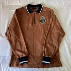 X-LARGE ハーフジップ　ブラウン