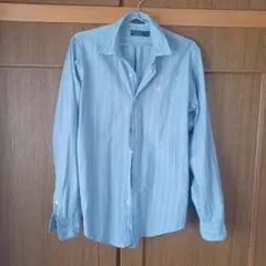 ラルフローレン　ストライプ　シャツ　アメリカ製