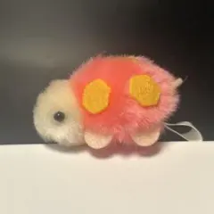 ひよこのおかげ ぴよりーな1号 ミニサイズ ぬいぐるみ てんとう虫風カメ ピンクのサムネイル