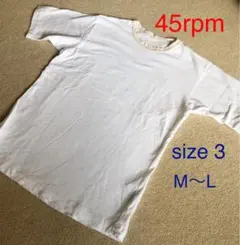45rpm Tシャツ　　size3 M〜Lのサムネイル