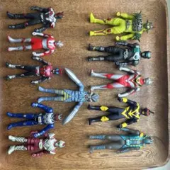 仮面ライダー ウルトラマン バルタン星人 ミニソフビ 11体まとめ売り