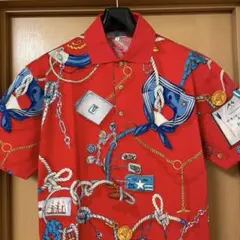 未使用 ヴァレンティノガラヴァーニ 総柄 ポロシャツ 90s ビンテージのサムネイル