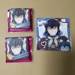 鬼滅 バレンタイン 2026 缶バッジ アニマルクッキー コースター 伊之助