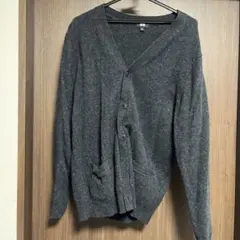 UNIQLO メンズ　プレミアムラムVネックカーディガン（長袖）