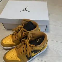 Nike Air Jordan 1 イエロー/ブラック ハイカット箱あり