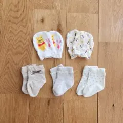 新生児 ベビーミトン 手袋 靴下 綿100 日本製 赤ちゃん 女の子