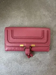 Chloe 長財布 ピンク レザーのサムネイル