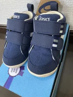 asics AMULFIRST MS ネイビー/ホワイト 13.0cm