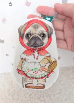 15)赤ずきん犬♥キーホルダー,ファスナーポーチ