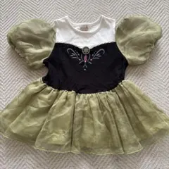 petit main アナ雪　アナ　刺繍入りチュニック　ワンピ　100