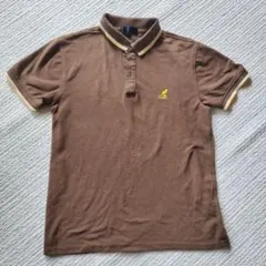 KANGOL ブラウン 半袖ポロシャツ