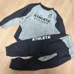 ATHLETA ピステ上下セット グレー/ブラック　160