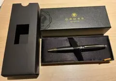 新品　CROSS ボールペン ブラック専用ケース付きのサムネイル