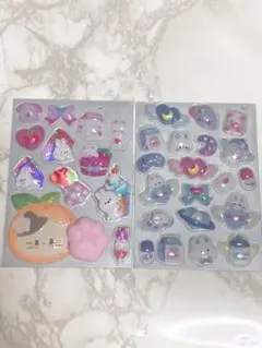 肉球シール ぷくぷくシール