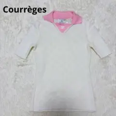 Vintage　courreges21 ロゴ 半袖 ニット 　入手困難　Y2K Vintage courreges21 ロゴ 半袖 ニット 入手困難 Y2K - メルカリ