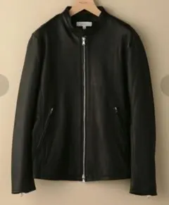 【UNITED ARROWS】羊革 ラムレザー シングル ライダース Lサイズ