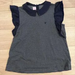 familiar ノースリーブ トップス 150cm ギンガムチェック