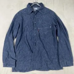 【名作】00's XL Levi's エンジニアド　 立体裁断 デニムシャツ