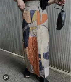 アメリヴィンテージ MEDI MURAL I LINE SKIRT Sサイズのサムネイル