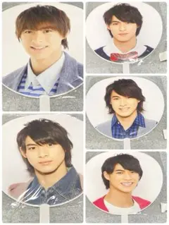 【新品未使用】平野紫耀　ジュニアJr. うちわ5本セット