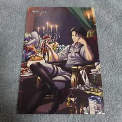 N*読様 【傷あり】進撃の巨人 リヴァイ ブロマイド 映画前売り特典 バースデイ