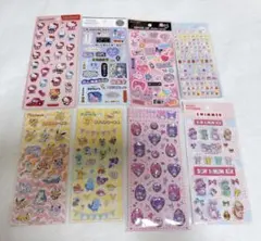 【正規品】シール 8枚セットまとめ売り ストーン マイメロディ クロミ 匿名配送