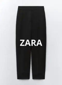 ZARA ロールアップヘム ストレートレッグ パンツ テーパードパンツ