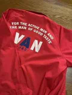 美品✨VAN JACKET スウィングトップ　アーチロゴ　水色　ライトブルー　M バックロゴ刺繍スウィングトップ （ブルゾン）｜VAN / ヴァン