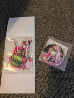 阿波おどり2025 鬼滅の刃　コラボ　アクスタ　缶バッジ　甘露寺蜜璃