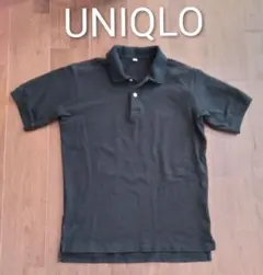 UNIQLO　黒　ポロシャツ　半袖　メンズ　L